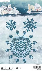 Studio Light Cutting Dies - Arctic Winter Nr. 762 - Snow Mandalas