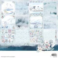 Studio Light 12x12 Scrap Paper Pad - Arctic Winter