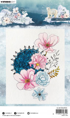 Studio Light Clear Stamps - Arctic Winter Nr. 583 - Icy Florals