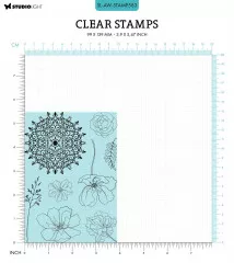 Studio Light Clear Stamps - Arctic Winter Nr. 583 - Icy Florals