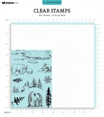 Studio Light Clear Stamps - Arctic Winter Nr. 584 - Arctic Elements