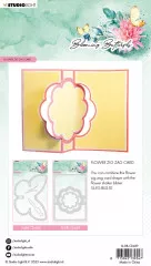 Studio Light Cutting Die - Flower Zig Zag Card