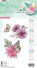 Studio Light Clear Stamps - Blooming Butterfly