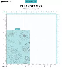 Studio Light Clear Stamps - Blooming Butterfly