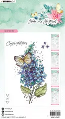 Studio Light Clear Stamps - Lilac Flowers