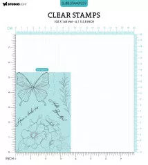 Studio Light Clear Stamps - Anemone Butterfly