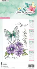 Studio Light Clear Stamps - Anemone Butterfly