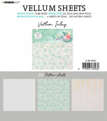 Studio Light Vellum Sheets 8x8 - Blooming Butterfly