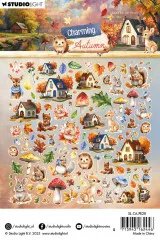 Studio Light - Paper Elements - Charming Autumn - Leaves, Animals & Houses