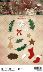 Studio Light - Cutting Dies - Cottage Christmas - Christmas Decorations