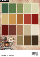 Studio Light - Unicolor Paper Pad - Cottage Christmas