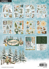 Studio Light - Die-Cut Paper Pad - Christmas Forest - Elements
