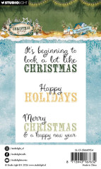 Studio Light - Clear Stamps - Christmas Forest - Sentiments