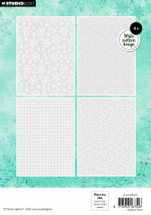 Studio Light - Vellum Pattern Paper Pad - Christmas Forest - Backgrounds