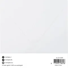 Studio Light - 6x6 Cards & Envelopes - White