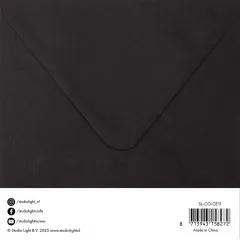 Studio Light - 6x6 Cards & Envelopes - Black