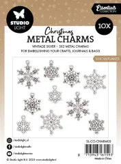 Studio Light - Metal Charms - Snowflakes