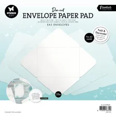 Studio Light - Die-Cut Envelope Paper Pad EA5 for A5 Cards