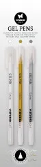 Studio Light - Gel Pens 0.6mm - White, Gold, Silver