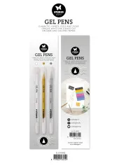 Studio Light - Gel Pens 0.6mm - White, Gold, Silver