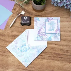 Studio Light - Pre-Scored Card Paper Pad A6 - White Cards