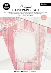 Studio Light - Pre-Scored Card Paper Pad 5x7 Inch White Cards