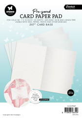 Studio Light - Pre-Scored Card Paper Pad 5x7 Inch White Cards