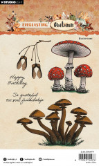 Studio Light Clear Stamps - Everlasting Autumn Nr. 717 - Mushrooms