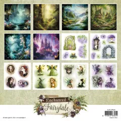 Studio Light - 8x8 Collage Paper Pad - Enchanted Fairytale