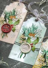 Studio Light - Christmas Acetate Sheets - Snowflakes Silver