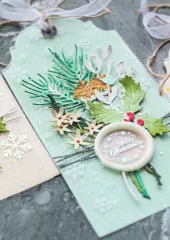 Studio Light - Christmas Acetate Sheets - Snowflakes Silver