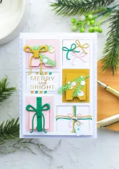 Studio Light - Christmas Cutting Dies - Advent Cardshape