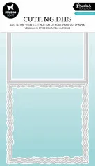 Studio Light - Essentials Cutting Dies - Torn Edge Cutting Die - Folded Card Square