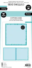 Studio Light - Essentials Cutting Dies - Torn Edge Cutting Die - Folded Card Square