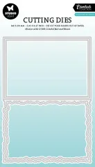 Studio Light - Essentials Cutting Dies - Torn Edge Cutting Die - Folded Card Rectangle