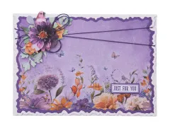 Studio Light - Essentials Cutting Dies - Torn Edge Cutting Die - Folded Card Rectangle