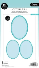 Studio Light - Essentials Cutting Dies - Torn Edge Cutting Die - Folded Card Oval