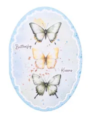 Studio Light - Essentials Cutting Dies - Torn Edge Cutting Die - Folded Card Oval