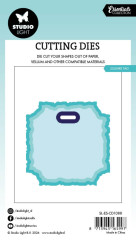 Studio Light - Essentials Cutting Dies - Torn Edge Cutting Die - Square Tag