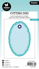 Studio Light - Essentials Cutting Dies - Torn Edge Cutting Die - Oval Tag