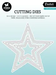 Studio Light - Essentials Cutting Dies - Torn Edge Cutting Die - Torn Star Shape