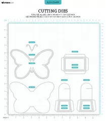 Studio Light Cutting Die - Essentials Nr. 499 - Butterfly Box