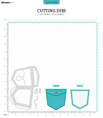 Studio Light - Cutting Dies - Essentials Nr. 788 - Denim Pocket