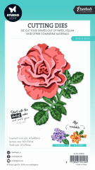 Studio Light - Cutting Dies - Essentials Nr. 810 - Rose & Leaves