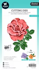 Studio Light - Cutting Dies - Essentials Nr. 810 - Rose & Leaves