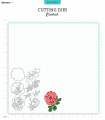 Studio Light - Cutting Dies - Essentials Nr. 810 - Rose & Leaves