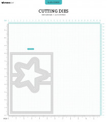 Studio Light - Cutting Dies - Christmas Essentials Nr. 839 - Star Folding Card