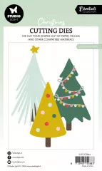 Studio Light - Cutting Dies - Christmas Essentials Nr. 844 - Christmas Trees