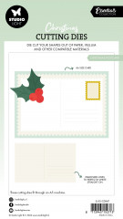 Studio Light - Cutting Dies - Christmas Essentials Nr. 847 - Christmas Postcard