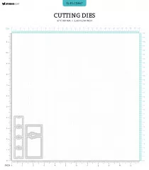 Studio Light - Cutting Dies - Christmas Essentials Nr. 867 - Ticket Christmas